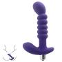 Amal Trainer Toys T-Shirts Anales Trainer Massage Toy for Unisex-10 Frequency Vib Silicone Waterproof Electric Massager - Male P-rostáte Massager Purple By Dwoon