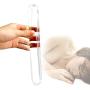 Female Masturbation Huge Faux Crystal Glass Butt Plug Dildo Rod Massage Stick - 4 cm