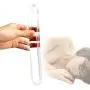 Female Masturbation Huge Faux Crystal Glass Butt Plug Dildo Rod Massage Stick - 4 cm