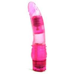 Golden Triangle Waterproof 6.5" Jelly Vibrator, Caribbean #4