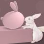 Sucking Rabbit Toys-USB Charging Silent Waterproof (Purple)