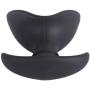 xinYxzR Silicone Anal Dilator Opening Butt Expander Speculum Anal Plug Unisex Sex Toy Black