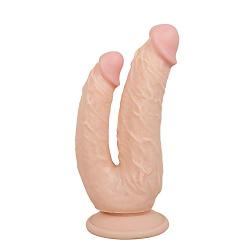 TOM01-8.3&quotFlesh Double Head Cup Dîldɔ Women Massager Convenient - Always Available for Women (Flesh)