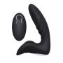 Men Wand Massager Quiet Strong Powerful Massager Personal Release Wireless Control Waterproof USB Rechargeable Safe Silicone Massager with Ripple Black