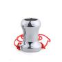Beauty7 Metal Anal Tunnel Butt Plug Men Women Hollow Anus Plug Dilator Expender Stretcher with Side Pulling Strings for High Safety Enema Cleansing Tool Sex Toy Size L