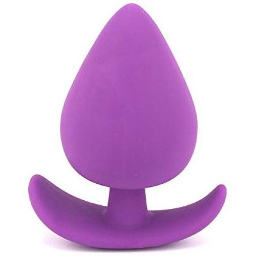 Anal Trainer Sex Toys Butt Plugs, Eastern Delights Elite Heavy Silicone 4 oz Adult Toys Purple