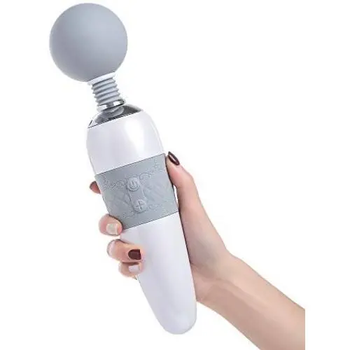 Cordless Magic Therapeutic Wand Massager Handheld - 7 Pattern / 4 Speed for Muscle Aches & Sports Recovery, Rechargeable & Waterproof (Gray Enhanced Version) Cordless Magic Therapeutic Wand Massager Handheld - 7 Pattern / 4 Speed for Muscle Aches & Sports Recovery, Rechargeable & Waterproof (Gray Enhanced Version)