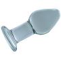 Don Wand Glass Pleasure Plug, Clear