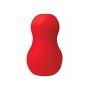 Doc Johnson Mood - Exciter - ULTRASKYN - Dual Texture Stroker - Narrow Side Has Massage Beads, Wide Side Has Thick Ribbing - Discrete - Male Masturbator - Orange
