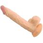 KissyBody 9.6 inch Orgasmic Thrusting Waterproof Stimulate Stimulation G-spot Vagina Vulva Clitoris Penis Cock TPE Dildo Masturbation Massager Stick with Suction Cup