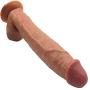 LIUOOJU 12.2 inch Dîldɔ Lifelike Realistic Toy Real Feel Toy with Strong Base