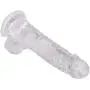 Realistic Dildo Jelly Dong, 8 inch Dildo for Beginners with Strong Suction Cup Base for Vaginal G-spot and Anal Play(Clear) Realistic Dildo Jelly Dong, 8 inch Dildo for Beginners with Strong Suction Cup Base for Vaginal G-spot and Anal Play(Clear)
