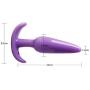 Eastern Delights Anal Trainer Plug, Anal Butt Plug Sex Toy, Purple