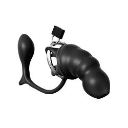 Pipedream Products Anal Fantasy Elite Collection Ass-GASM Cock Blocker, Black, 5.8 Lb