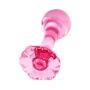 Eastern Delights 4.1 Inches Pink Glass Pleasure Wand, Small for Beginner Starter Anal Sex Play