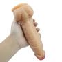 Timoaa Dillo with Suction Cup- Dong with Balls Fake Pennis Adut Seax Female Massage Mastubantion Toy Gift (Color : Skin) Timoaa Dillo with Suction Cup- Dong with Balls Fake Pennis Adut Seax Female Massage Mastubantion Toy Gift (Color : Skin)
