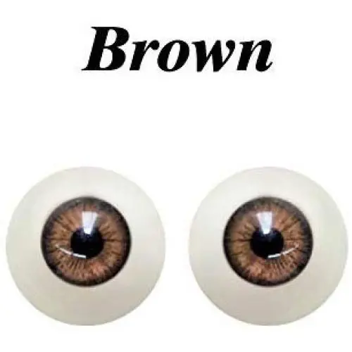 1 Pair Eyes for Sex Dolls Adult Love Doll Sex Toy Replaceable Dolls Eyes 4 Colors-Blue/Green/Brown/Black (Brown) 1 Pair Eyes for Sex Dolls Adult Love Doll Sex Toy Replaceable Dolls Eyes 4 Colors-Blue/Green/Brown/Black (Brown)
