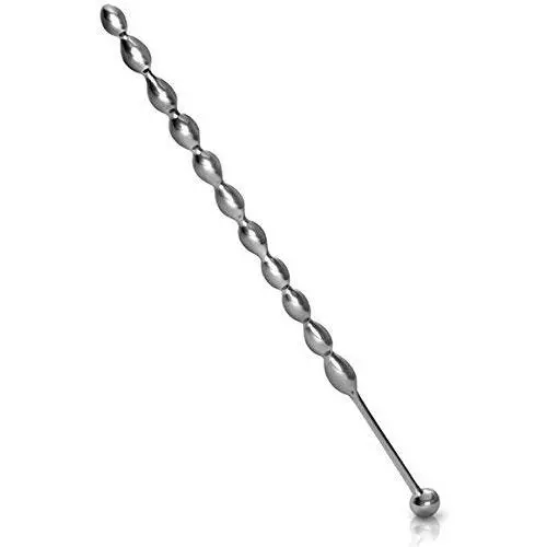 Beauty Molly Stainless Steel Urinary Plug Beaded Stimulate urethral Dilator Masturbation Rod Male Beaded urethral Sounds Medical Themed Penis Plug, 6.1 inch