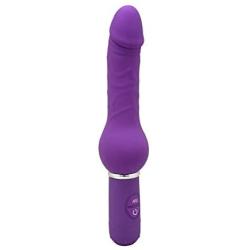 New Silicone Vibrator Flexible Dildo Vibrating Dildo Sex Toy (purple)