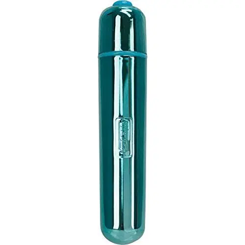Pure Love 3.5 Inch Vibrating Bullet Teal Color, 3 Speed and Waterproof with Simple One Button Speed Control, Adult Sex Toy