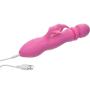 Adam and Eve Waterproof Rechargeable USB Ravishing Rabbit Style Thruster Pink Vibrator