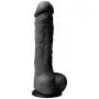 Colours Pleasures Silicone Dong Dildo, Black, 8 Inch Colours Pleasures Silicone Dong Dildo, Black, 8 Inch
