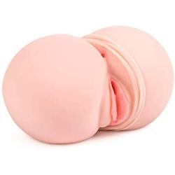 ZEMALIA Male Masturbators 3D Realistic Ass and Clitoris Vagina Doll with T-Back Design Pocket Vagina Pussy Adult Sex Toys Intense Stimulation for Men Sexual Wellness Discreet Packed