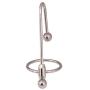 Eastern Delights Stainless Penis Cock Rings with Urethral Sounds Ball, Long Size
