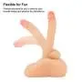 Y-NOT Lifelike TPR Realistic Dildo Penis Silicone Cock 8 inches with Dual Density Core and Flesh Surface Large Penis Big Dick for Women, Female