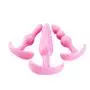 Raycity 6 Pack Anal Butt Plugs-Anal Trainer Toys for Prostate Massager Sex Games for Man Female (Pink) Raycity 6 Pack Anal Butt Plugs-Anal Trainer Toys for Prostate Massager Sex Games for Man Female (Pink)