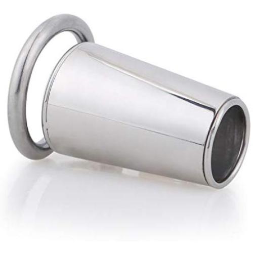 Chástí-ty Device, Cǒck Lock, Pěnǐs Lock Ring Men Hypoallergenic Stainless Steel Metal Chasteness Device Anti-Off T-Shirt Belt - 89 (Size : 45mm)