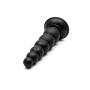 Expander-min Smooth Pull Beaded Backyard Toy, Soft Bend for Women Love Toys Perfect Size XM1209-8-14-16 (Color : Black)