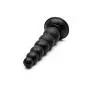 Expander-min Smooth Pull Beaded Backyard Toy, Soft Bend for Women Love Toys Perfect Size XM1209-8-14-16 (Color : Black)