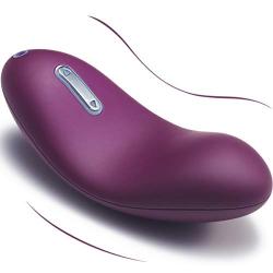 SVAKOM Echo Violet - Rechargeable, Tongue-Shaped Vibrator - Waterproof Dildo - Vibrating Personal Massager - Sex Toys for Women & Couples - Intelligent & Quiet