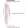 Top Plaza Natural Rose Quartz Crystal Massage Wand Acupuncture Therapy Treatment Stick Point Gua Sha Scraping Tool