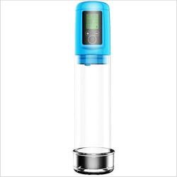 Heiwy Male Mens Electric Vacuum Pump Enlarger Muscle Exercise Body Enhancement Extender Waterproof Massager with LED Panel