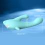Batyuery Female Smart Shark Vibrator Adult Soft G Sport Stimulation 8 Frequency Vibration Personal Wand Massager for Therapeutic Muscle Aches and Sports Recovery Travel