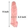 9 inch Soft Flexible Personal Relax Mas-Sager with Handsfree Suction Cup for Women Man Pleasure