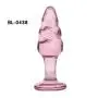 NewMaxer 6 Types Exquisite Pink Crystal Glass Anal Plug Set Glass G-spot Pleasure Anal Dilator Butt Plugs Stimulator