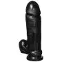 Thick Cock with Balls Suction Cup Dildo, Black, 9 Inch Thick Cock with Balls Suction Cup Dildo, Black, 9 Inch