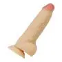 Timoaa Dillo with Suction Cup- Dong with Balls Fake Pennis Adut Seax Female Massage Mastubantion Toy Gift (Color : Skin)