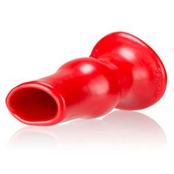 Oxballs Ox-Balls Hollow Butt Plug, Red, 209 Gram
