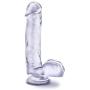 B Yours Sweet and Hard 1 Clear Dildo B Yours Sweet and Hard 1 Clear Dildo