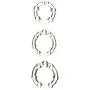 CalExotics Island Rings, Clear CalExotics Island Rings, Clear