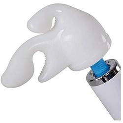 Massager Attachments Massage Attachment Accessory Silicone (White)