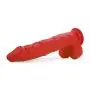 Lickerlish SPATTS 8.5" Premium Silicone Dildo Red with Suction Cup