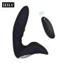 Vibrating Male Prostate Massager Remote Control 12 Vibrations G Spot Vibrator Rechargeable Anal Butt Plug for Male and Women Adult Sex Toy Waterproof Silicone Masturbation Stimulator