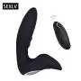 Vibrating Male Prostate Massager Remote Control 12 Vibrations G Spot Vibrator Rechargeable Anal Butt Plug for Male and Women Adult Sex Toy Waterproof Silicone Masturbation Stimulator