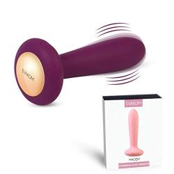 SVAKOM Vibrating Anal Plug and Prostate Massager - Rechargeable & Waterproof Anal Sex Toys - Body Safe Silicone - 5 Stimulation Modes Vibrator - for Men, Women or Couples Violet/ Pink