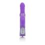 CalExotics Thrusting Orgasm Jack Rabbit - Vibrator With Rotating Shaft – Adult Sex Toys for Couples - Clitoral G Spot Massager - Purple